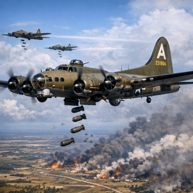Boeing B-17 Flying Fortress: легенда американских стратегических бомбардировок